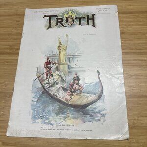 Vintage Truth Magazine Volume X11 1893 Geo B Bullard